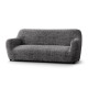MICROFIBRA PRINTED 3 Seater Sofa Covers VITTORIA GREY MICROFIBRA PRINTED 3 Seater Sofa Covers VITTORIA GREY