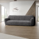 MICROFIBRA PRINTED 4 Seater Sofa Covers VITTORIA GREY