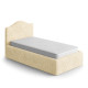 MICROFIBRA Bed Headboard & Frame Slipcover (Single) VANILLA