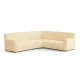 MICROFIBRA Corner Sofa Slipcover VANILLA