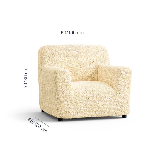 MICROFIBRA Armchair Slipcover VANILLA