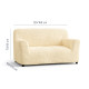 MICROFIBRA Loveseat Slipcover VANILLA