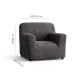 MICROFIBRA Armchair Slipcover GRAPHITE