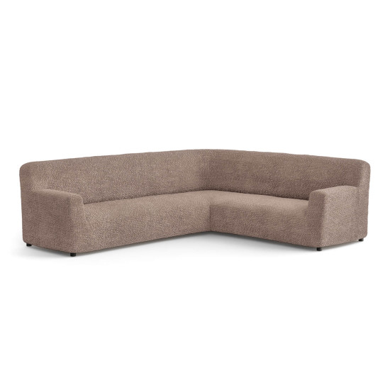 MICROFIBRA Corner Sofa Slipcover MOCHA