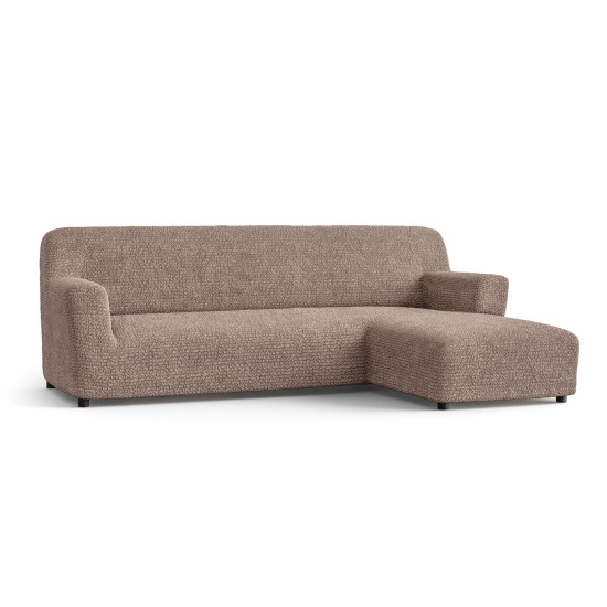 MICROFIBRA L-Shaped Sofa Slipcover (Right Chaise) MOCHA