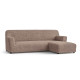 MICROFIBRA L-Shaped Sofa Slipcover (Right Chaise) MOCHA