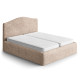 MICROFIBRA Bed Headboard & Frame Slipcover (Double) CHAMPAGNE