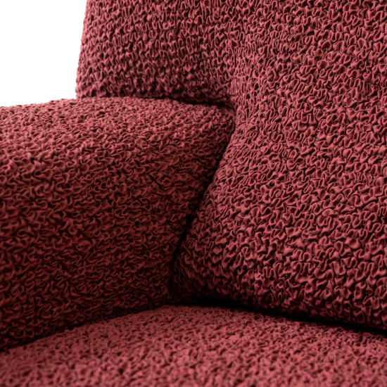 MICROFIBRA PRINTED Armchair Slipcover MEDITERRANEO BORDEAUX