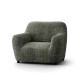 MICROFIBRA PRINTED Armchair Slipcover VITTORIA GREEN