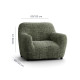 MICROFIBRA PRINTED Armchair Slipcover VITTORIA GREEN