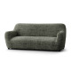 MICROFIBRA PRINTED 3 Seater Sofa Covers VITTORIA GREEN