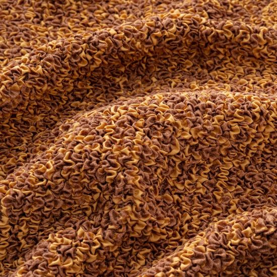 MICROFIBRA PRINTED 3 Seater Sofa Covers GRAFFIO TERRACOTTA