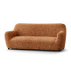 MICROFIBRA PRINTED 3 Seater Sofa Covers GRAFFIO TERRACOTTA