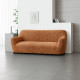 MICROFIBRA PRINTED 3 Seater Sofa Covers GRAFFIO TERRACOTTA