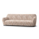 MICROFIBRA PRINTED 4 Seater Sofa Covers UNIVERSO CREAM