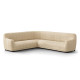 MICROFIBRA PRINTED Corner Sofa Slipcover MEDITERRANEO SAND