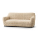 MICROFIBRA PRINTED 3 Seater Sofa Covers MEDITERRANEO SAND