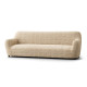MICROFIBRA PRINTED 4 Seater Sofa Covers MEDITERRANEO SAND
