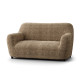 MICROFIBRA PRINTED Loveseat Slipcover MEDITERRANEO COFFEE MICROFIBRA PRINTED Loveseat Slipcover MEDITERRANEO COFFEE