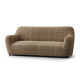 MICROFIBRA PRINTED 3 Seater Sofa Covers MEDITERRANEO COFFEE