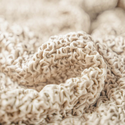 GOFFRATO VELVET Loveseat Slipcover VANILLA