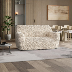 GOFFRATO COTONE Loveseat Slipcover VANILLA