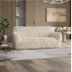 GOFFRATO COTONE 3 Seater Sofa Covers VANILLA
