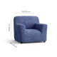 MICROFIBRA Armchair Slipcover ASH BLUE MICROFIBRA Armchair Slipcover ASH BLUE