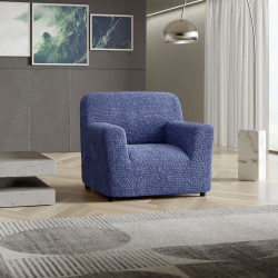 MICROFIBRA Armchair Slipcover ASH BLUE