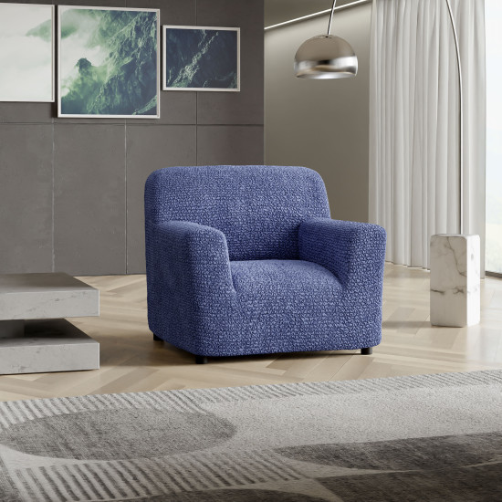 MICROFIBRA Armchair Slipcover ASH BLUE MICROFIBRA Armchair Slipcover ASH BLUE