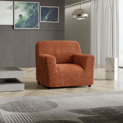 MICROFIBRA Armchair Slipcover TERRACOTTA