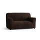 MICROFIBRA Loveseat Slipcover DARK CHOCOLATE