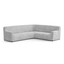 MICROFIBRA Corner Sofa Slipcover PEARL