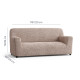 MICROFIBRA 3 Seater Sofa Covers CHAMPAGNE