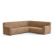 MICROFIBRA Corner Sofa Slipcover CAPPUCCINO
