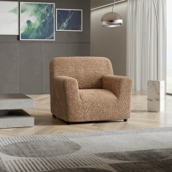 MICROFIBRA Armchair Slipcover CAPPUCCINO
