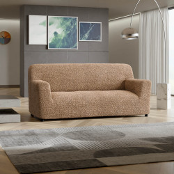 MICROFIBRA 3 Seater Sofa Covers CAPPUCCINO