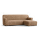 MICROFIBRA L-Shaped Sofa Slipcover (Right Chaise) CAPPUCCINO