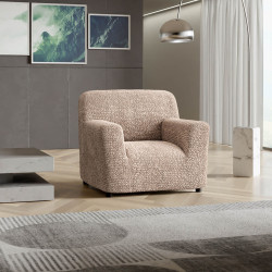 MICROFIBRA Armchair Slipcover CHAMPAGNE