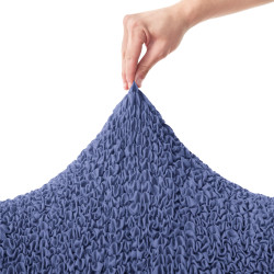 MICROFIBRA Armchair Slipcover ASH BLUE
