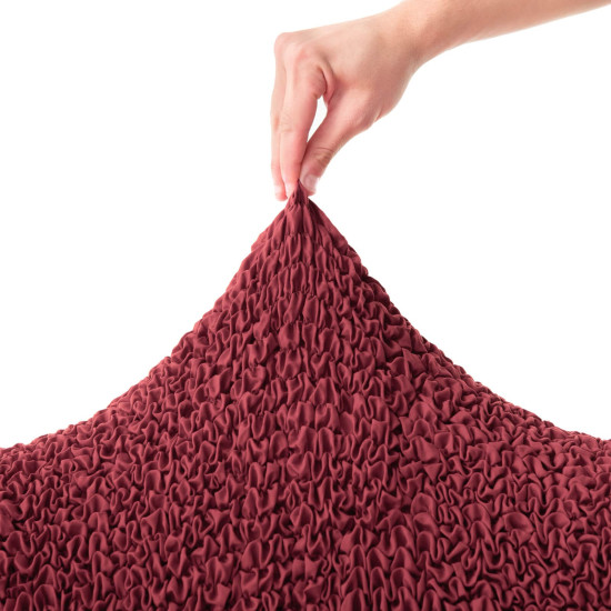 MICROFIBRA 3 Seater Sofa Covers BORDEAUX