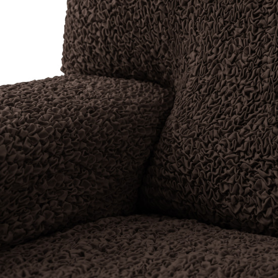 MICROFIBRA Loveseat Slipcover DARK CHOCOLATE