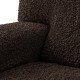 MICROFIBRA Loveseat Slipcover DARK CHOCOLATE