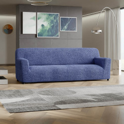 MICROFIBRA 4 Seater Sofa Covers ASH BLUE