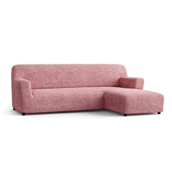 MICROFIBRA L-Shaped Sofa Slipcover (Right Chaise) DUSTY ROSE