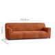MICROFIBRA 4 Seater Sofa Covers TERRACOTTA
