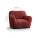 MICROFIBRA PRINTED Armchair Slipcover VITTORIA RED