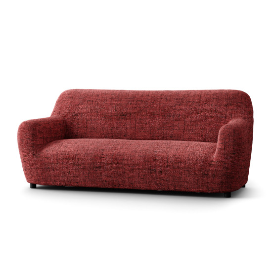 MICROFIBRA PRINTED 3 Seater Sofa Covers VITTORIA RED