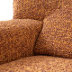 MICROFIBRA PRINTED Loveseat Slipcover GRAFFIO TERRACOTTA