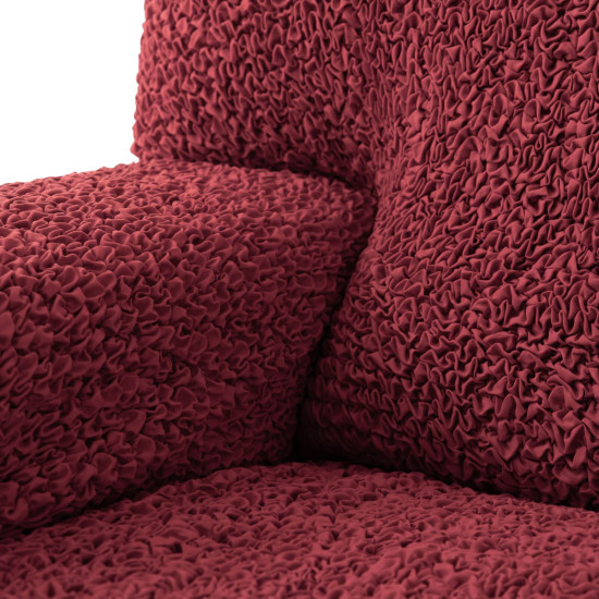 MICROFIBRA Corner Sofa Slipcover BORDEAUX